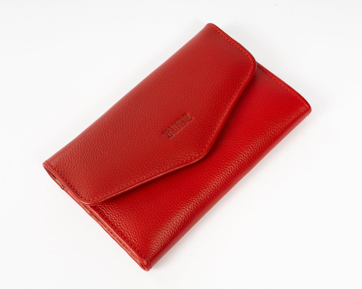 BILLETERA DE DAMA MYKONOS (ROJO)