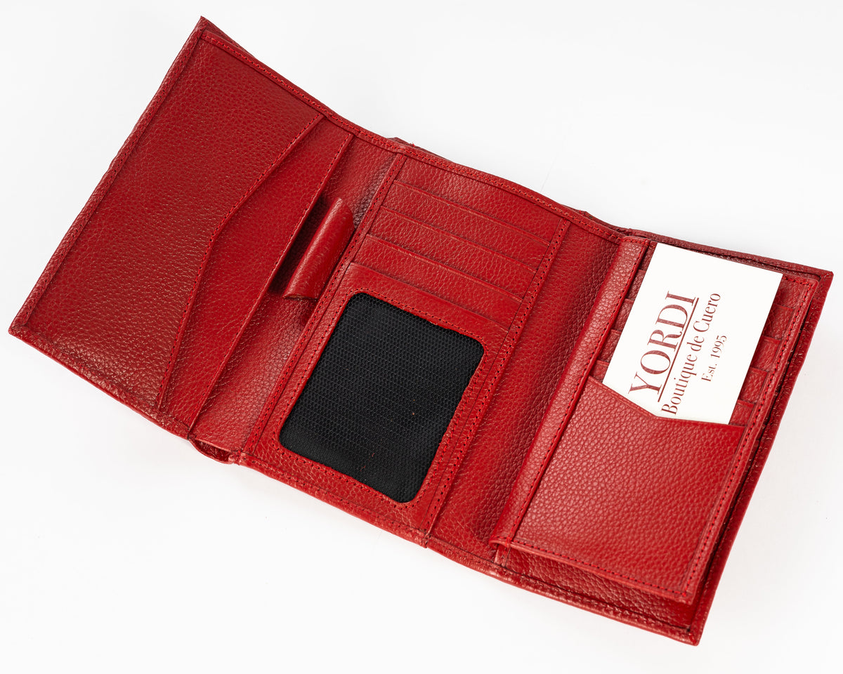 BILLETERA DE DAMA PADUA (ROJO FLOATER)