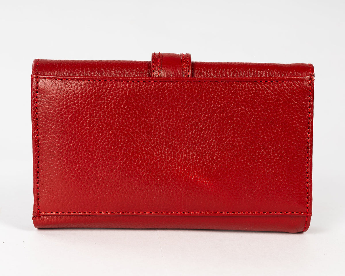 BILLETERA DE DAMA PADUA (ROJO FLOATER)