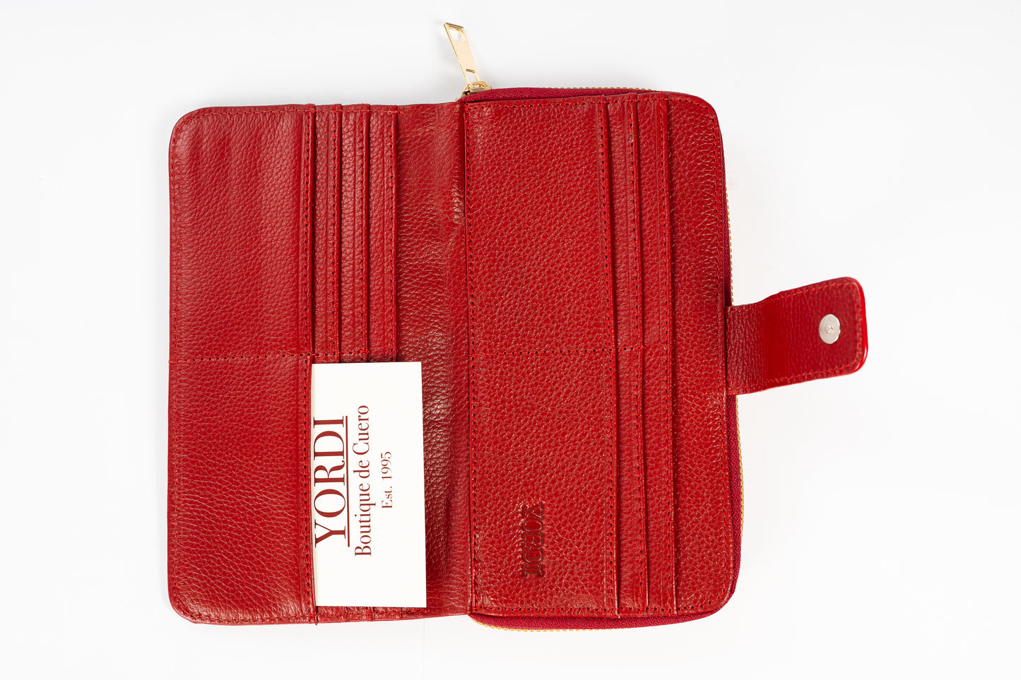 BILLETERA DE DAMA NAPOLES (ROJO)