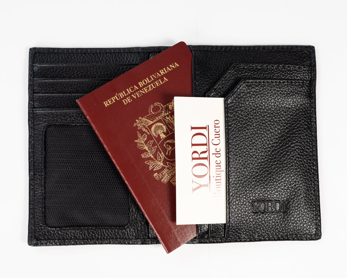 Porta Pasaporte | Negro
