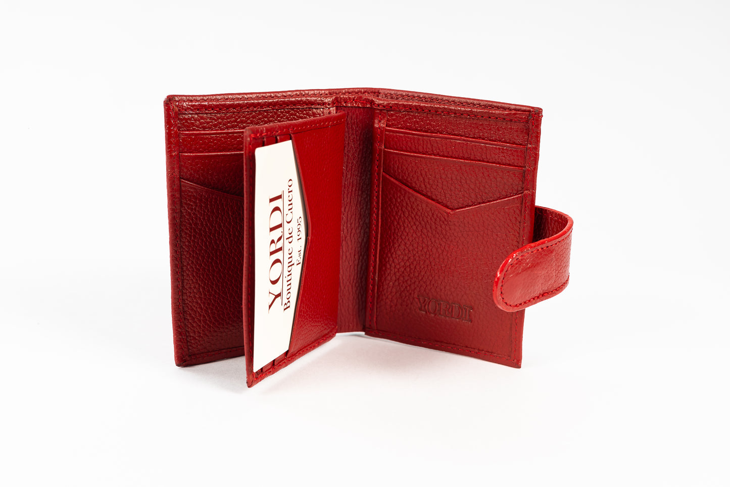 BILLETERA DE DAMA VERONA (ROJO)