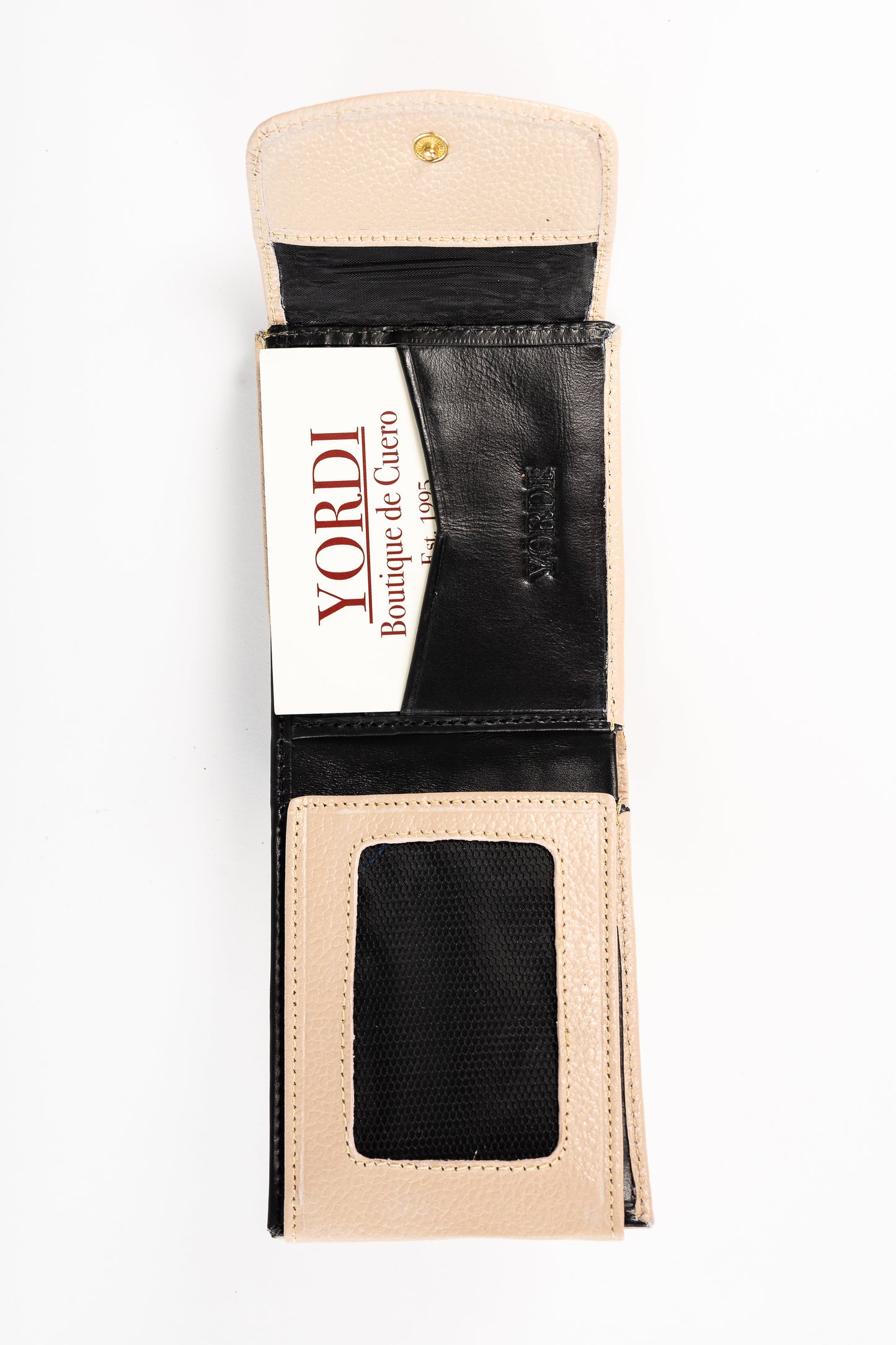 BILLETERA PIEMONTE (BEIGE/NEGRO)