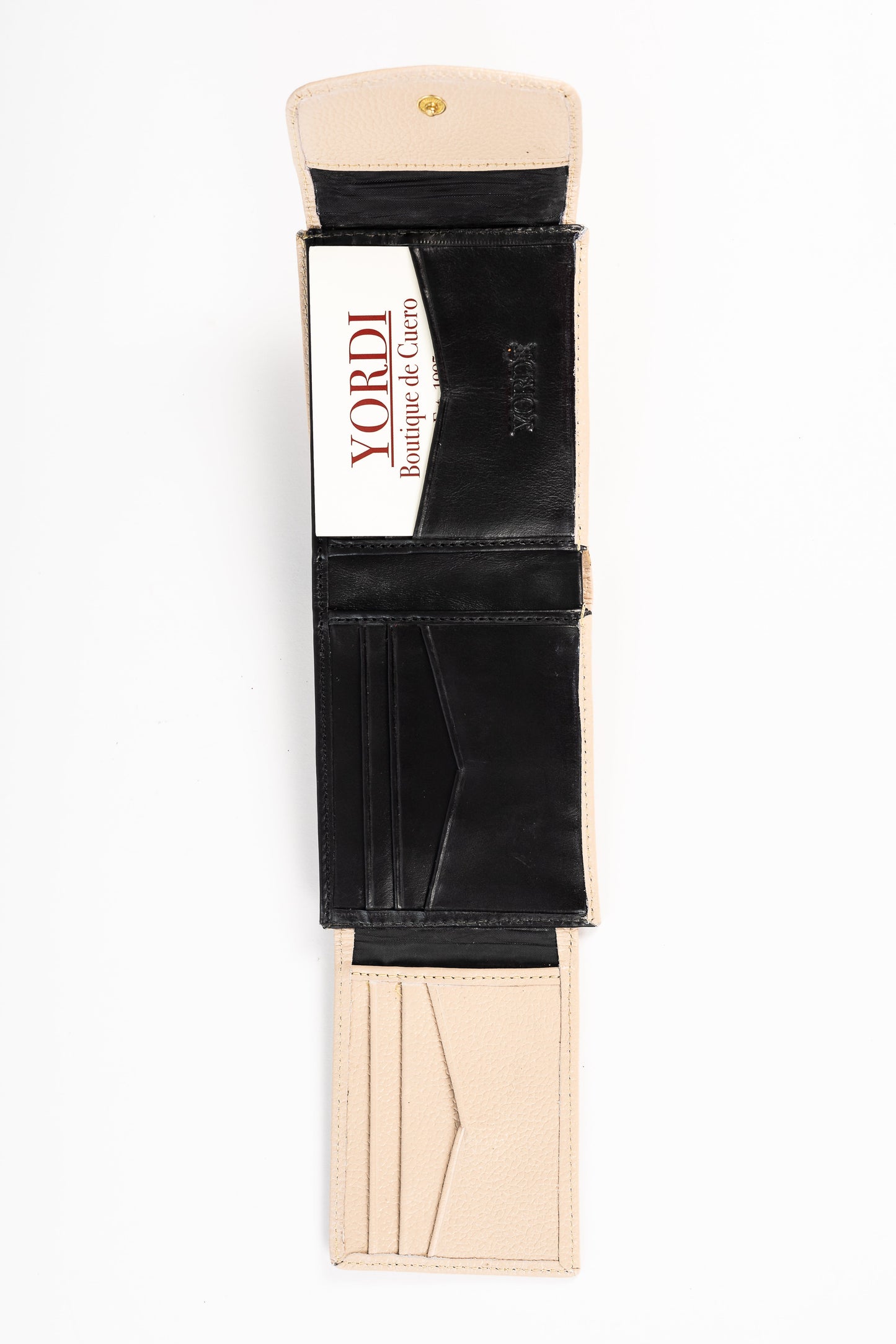 BILLETERA PIEMONTE (BEIGE/NEGRO)
