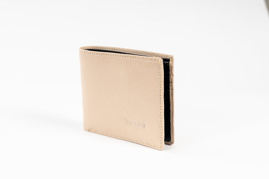 BILLETERA TOSCANA (BEIGE/NEGRO)