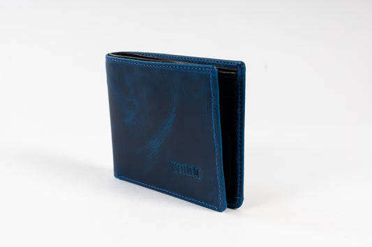 BILLETERA TOSCANA (AZUL/NEGRO)