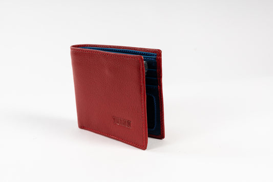 BILLETERA TOSCANA (ROJO/NEGRO)