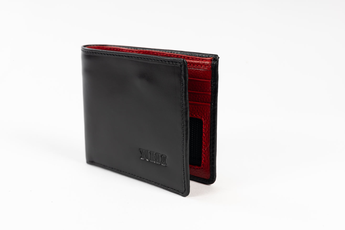 BILLETERA TOSCANA (NEGRO/ROJO)