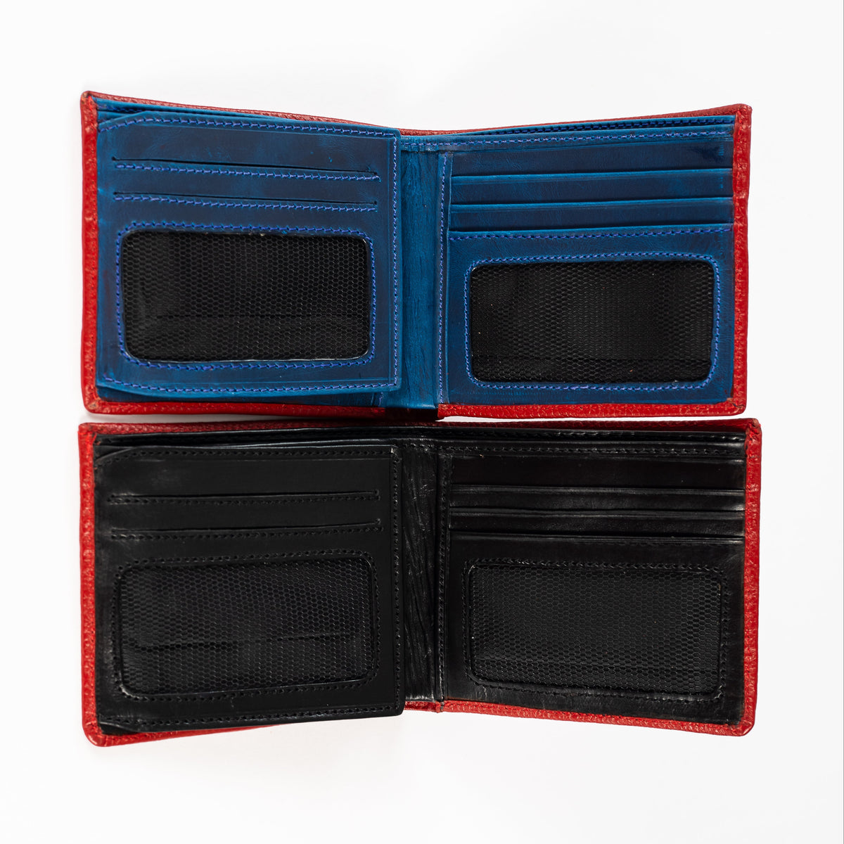 BILLETERA TOSCANA (ROJO/AZUL)
