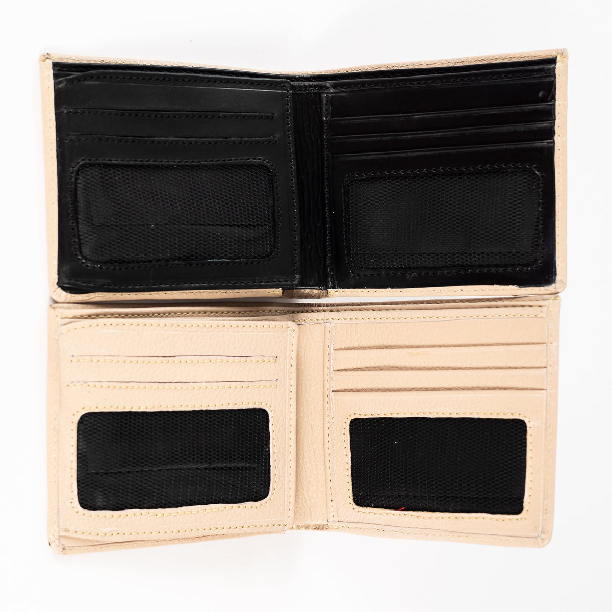 BILLETERA TOSCANA (BEIGE/NEGRO)