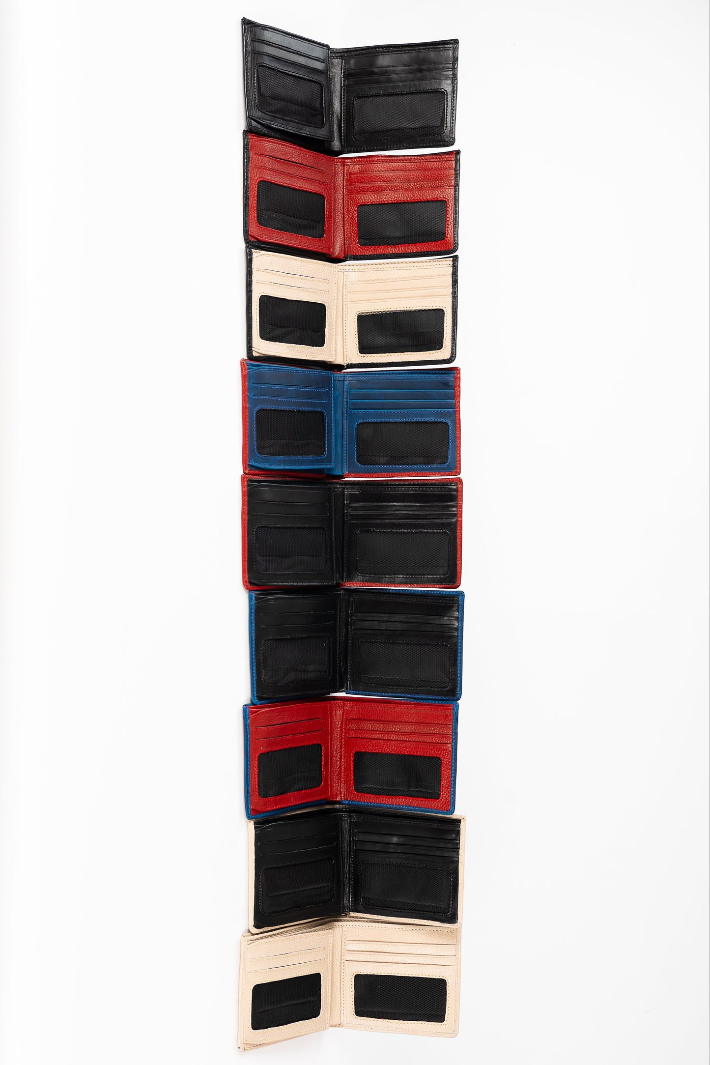BILLETERA TOSCANA (NEGRO/ROJO)