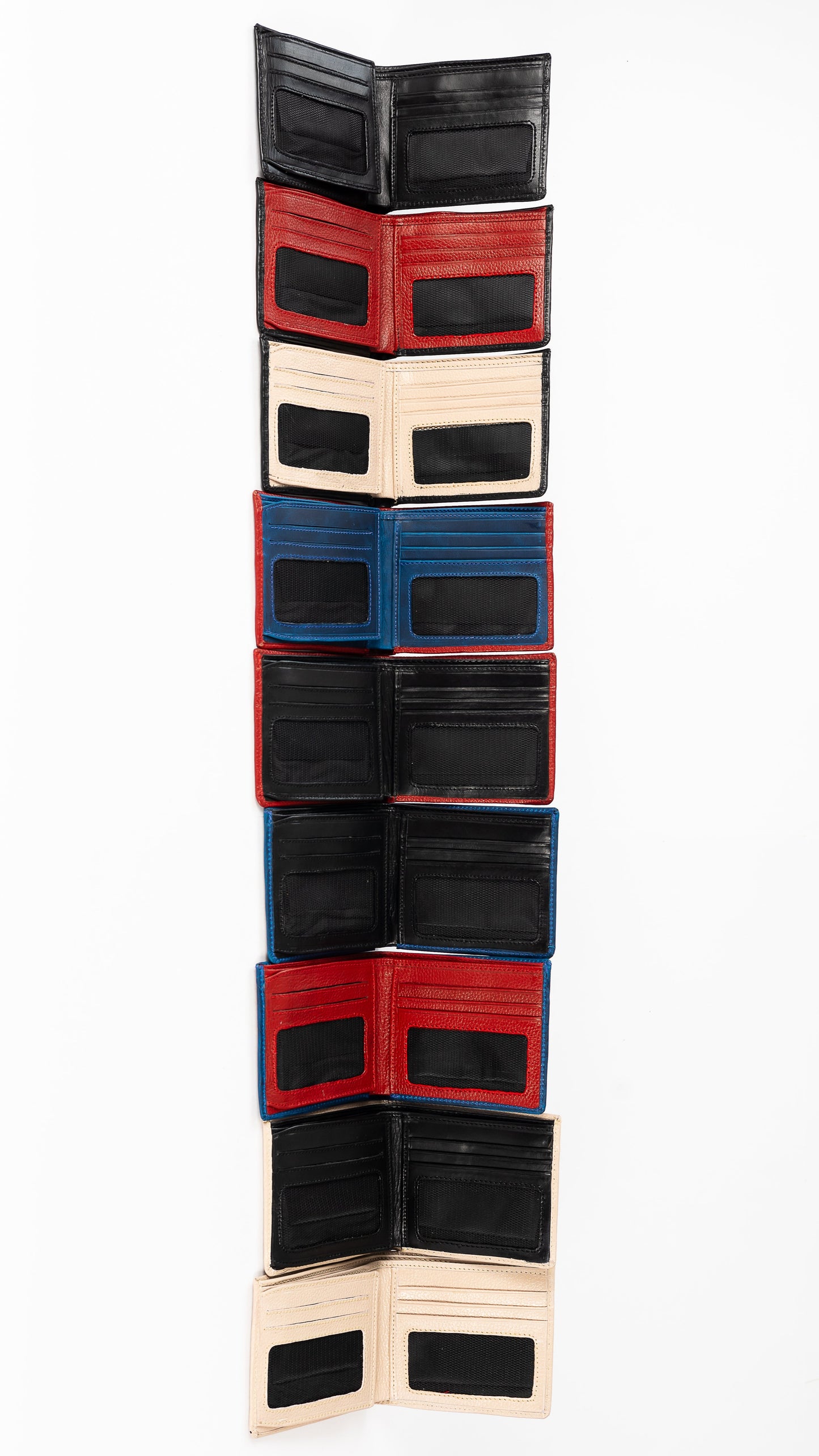 BILLETERA TOSCANA (NEGRO/ROJO)