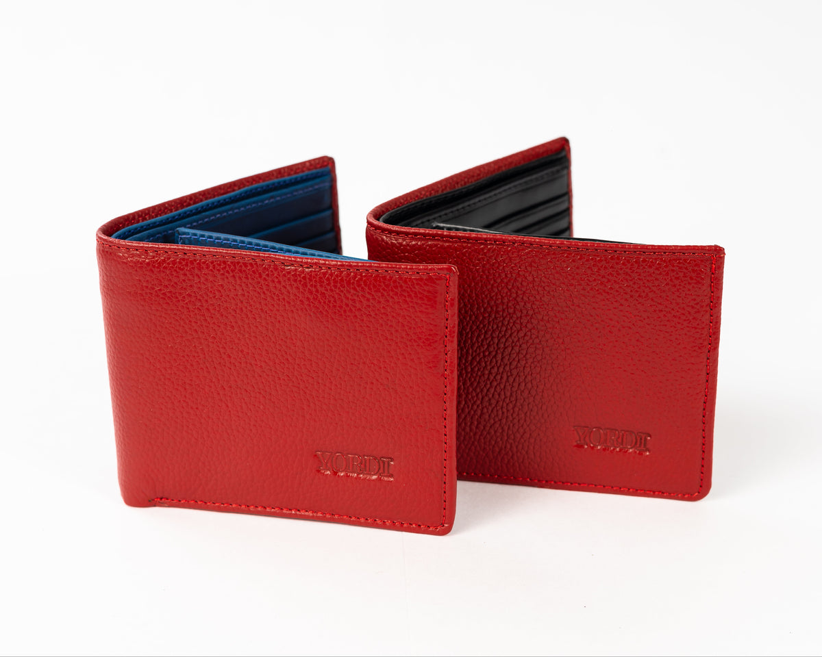 BILLETERA TOSCANA (ROJO/AZUL)