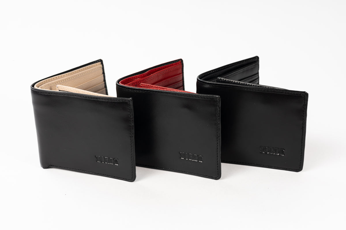 BILLETERA TOSCANA (NEGRO/BEIGE)