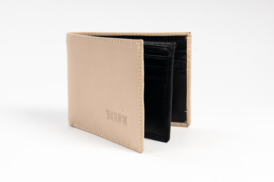 BILLETERA CALABRIA (BEIGE/NEGRO)