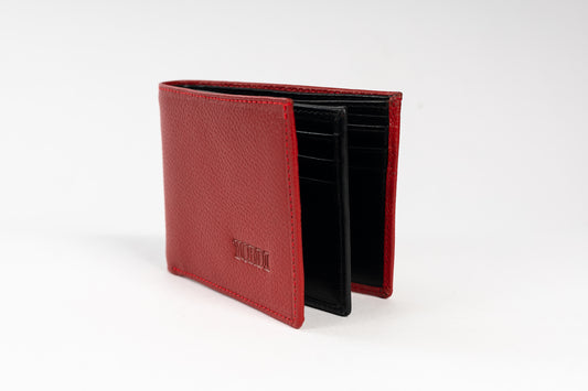 BILLETERA CALABRIA (ROJO/NEGRO)