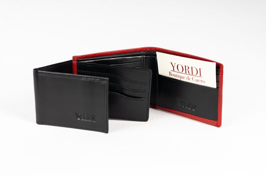 BILLETERA CERDEÑA (ROJO/NEGRO)