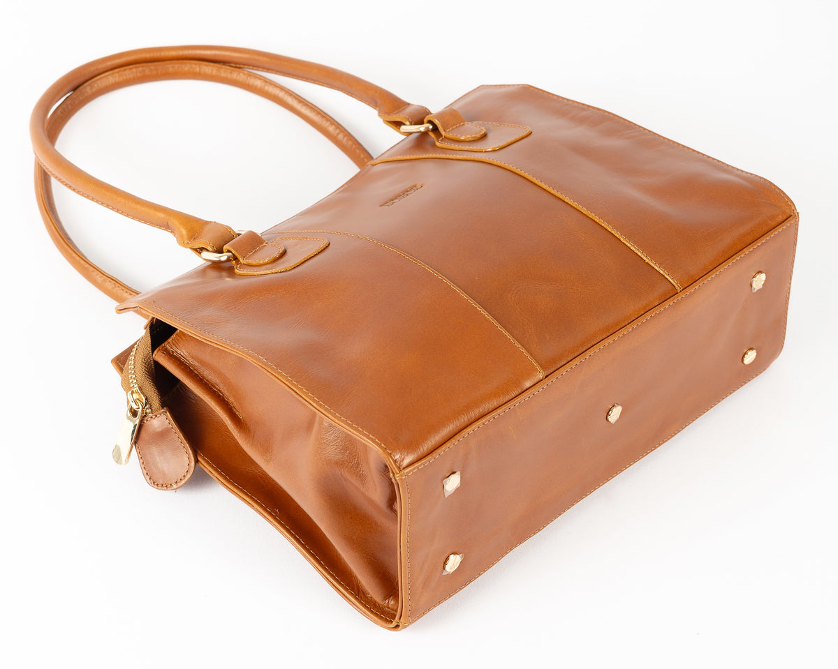 Cartera Élan | Camel Pátina