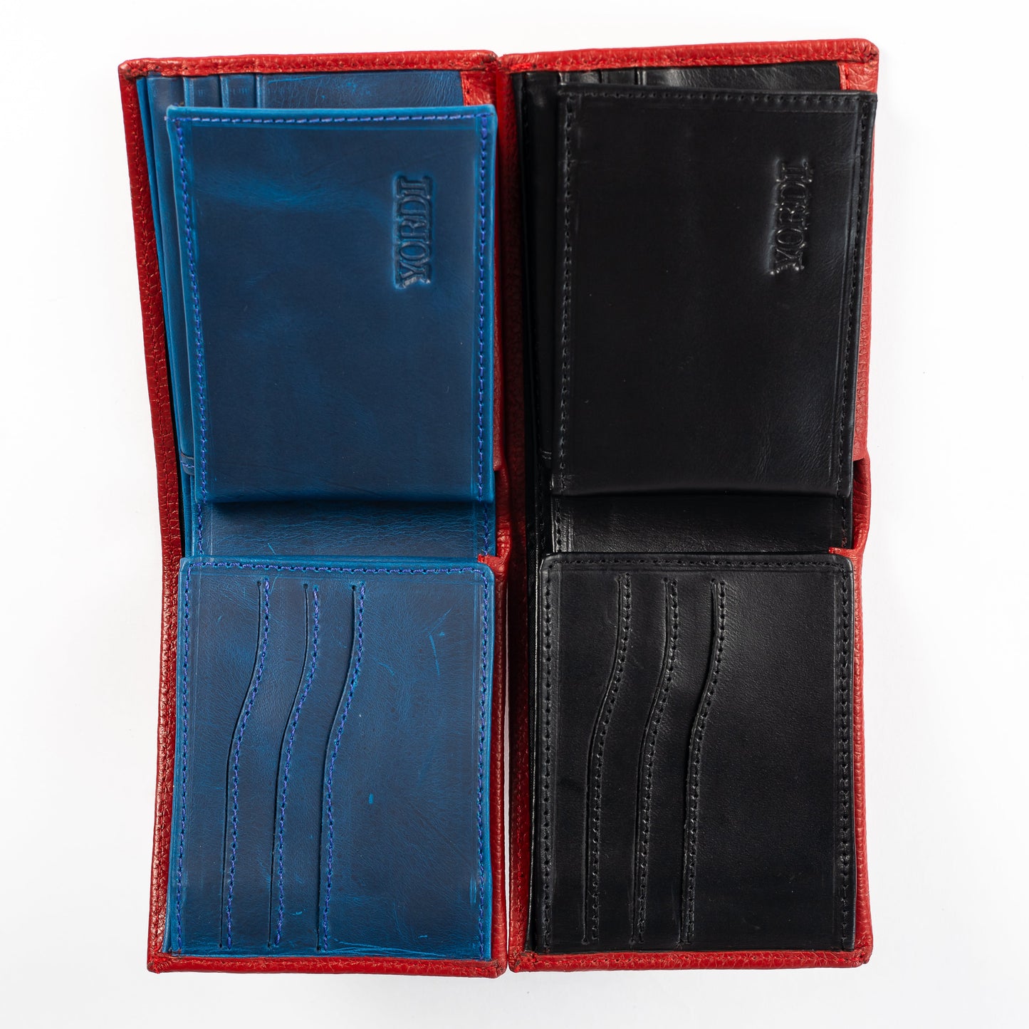 BILLETERA CERDEÑA (ROJO/NEGRO)