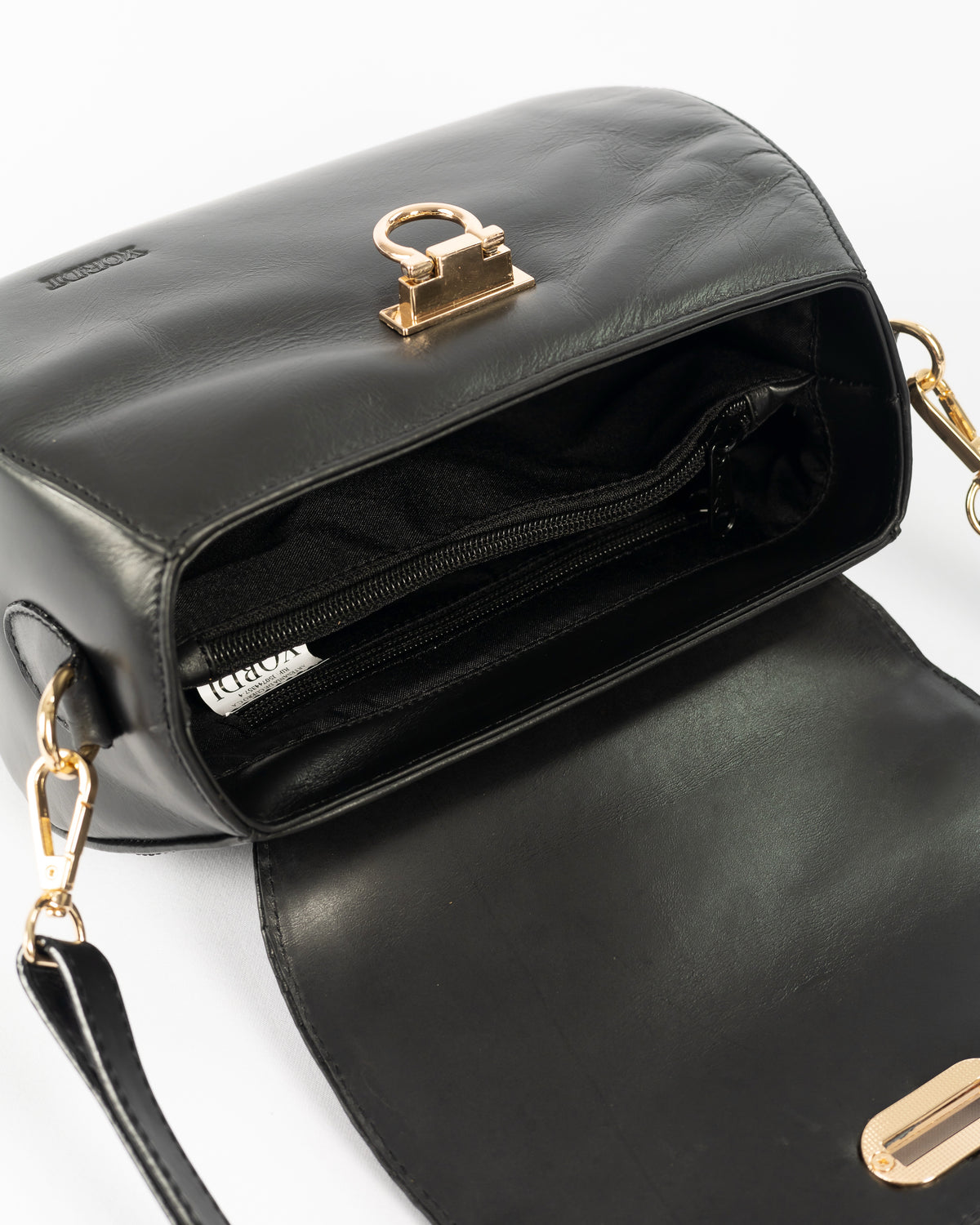 BANDOLERA SIENNA (Negro Patina)