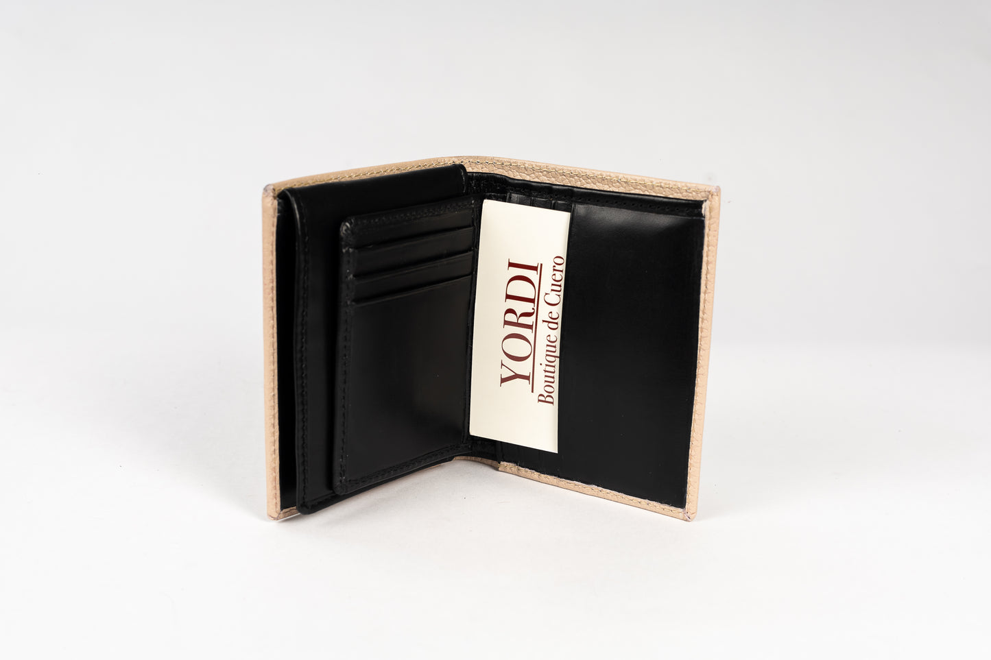 BILLETERA LAZIO (BEIGE/NEGRO)