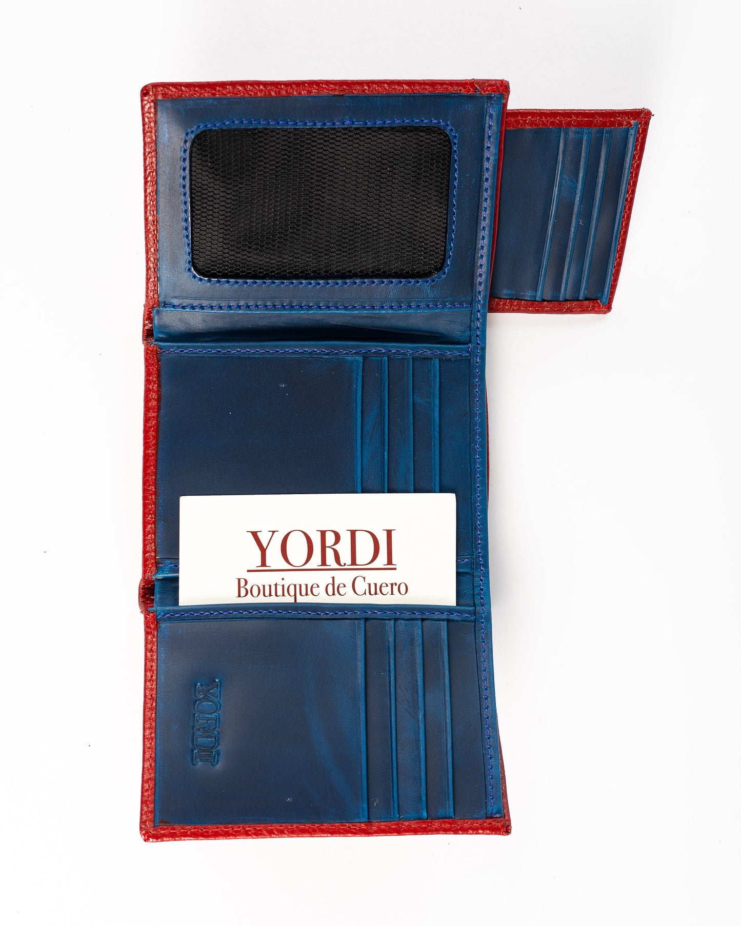 BILLETERA TRIPARTITA (ROJO/AZUL)
