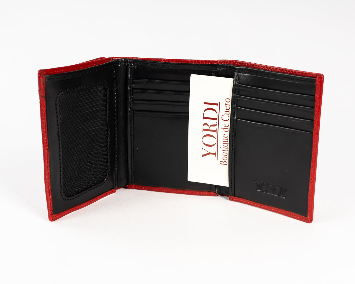 BILLETERA TRIPARTITA (ROJO/NEGRO)
