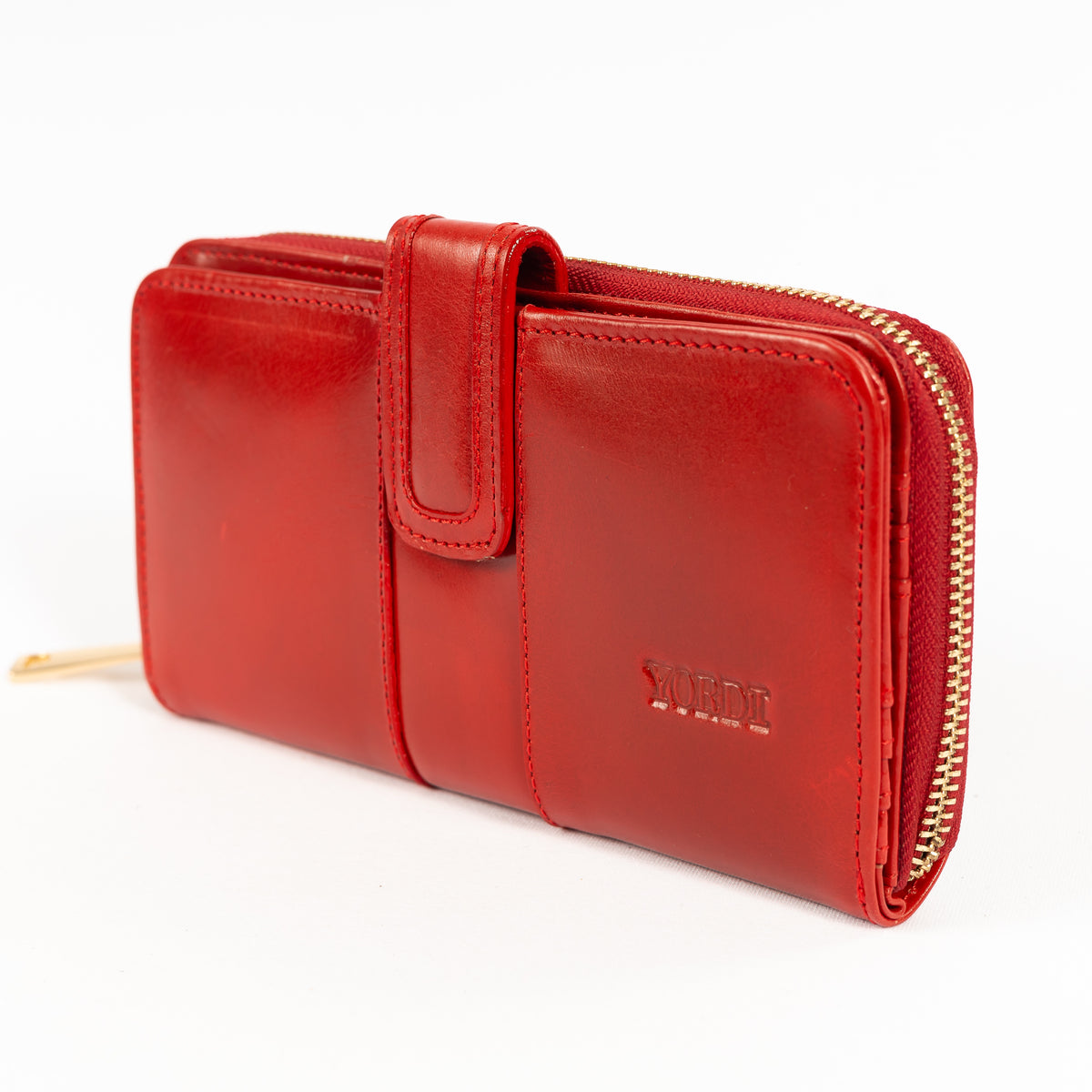 Billetera de Dama Nápoles | Rojo Pátina