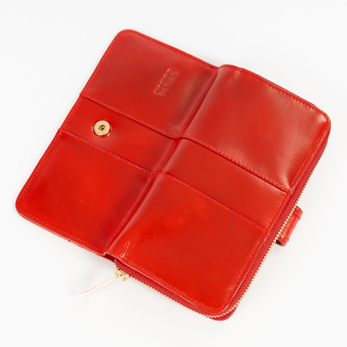 Billetera de Dama Nápoles | Rojo Pátina