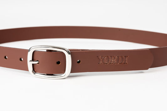 CINTURÓN DE DAMA UNIFAZ 28MM (COÑAC)