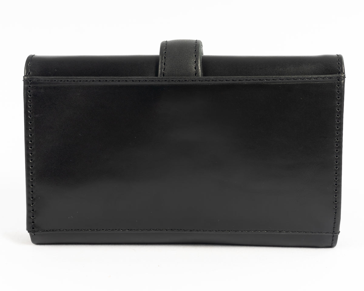 Billetera de Dama Padua | Negro Pátina