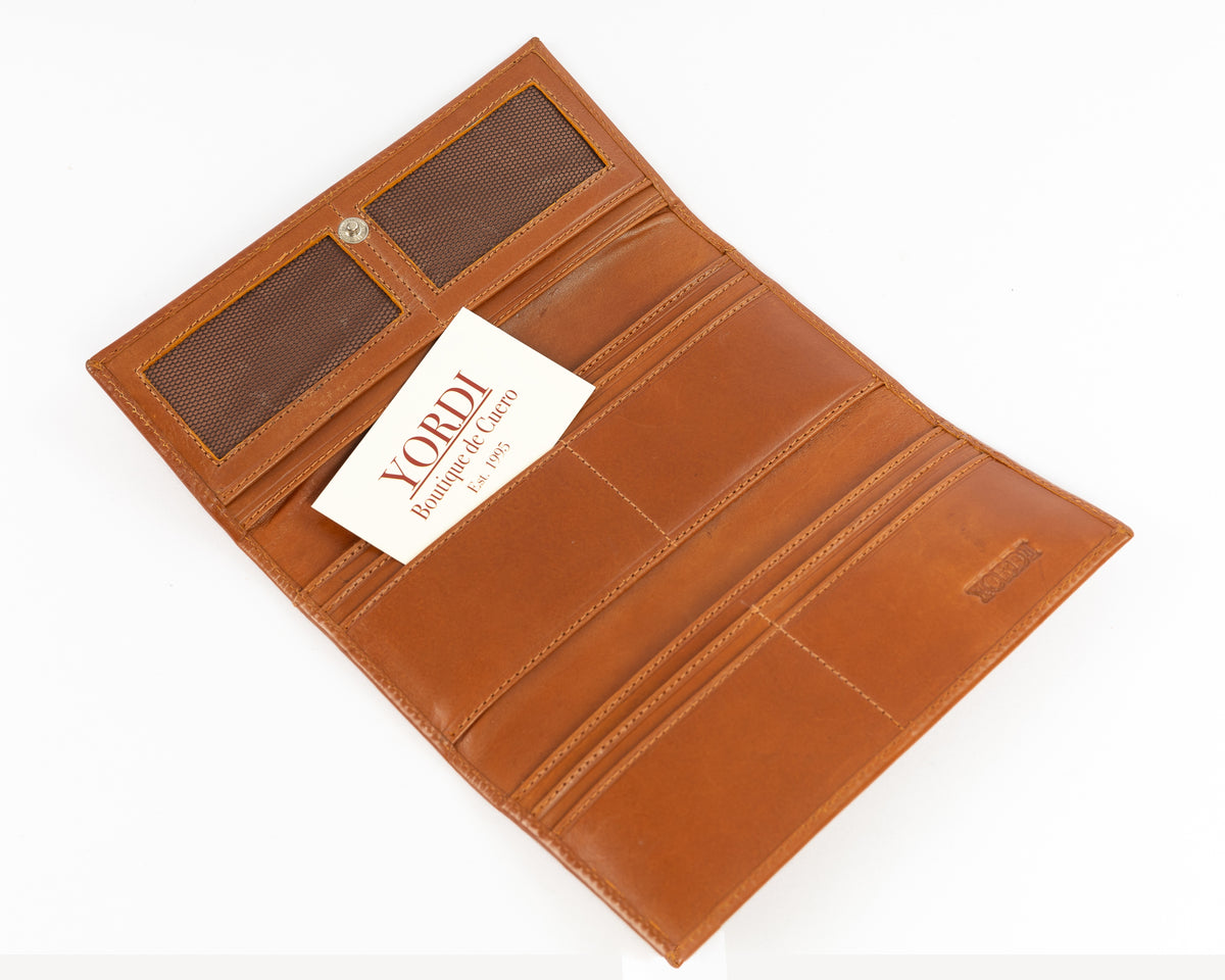 Billetera de Dama Milano | Camel Pátina