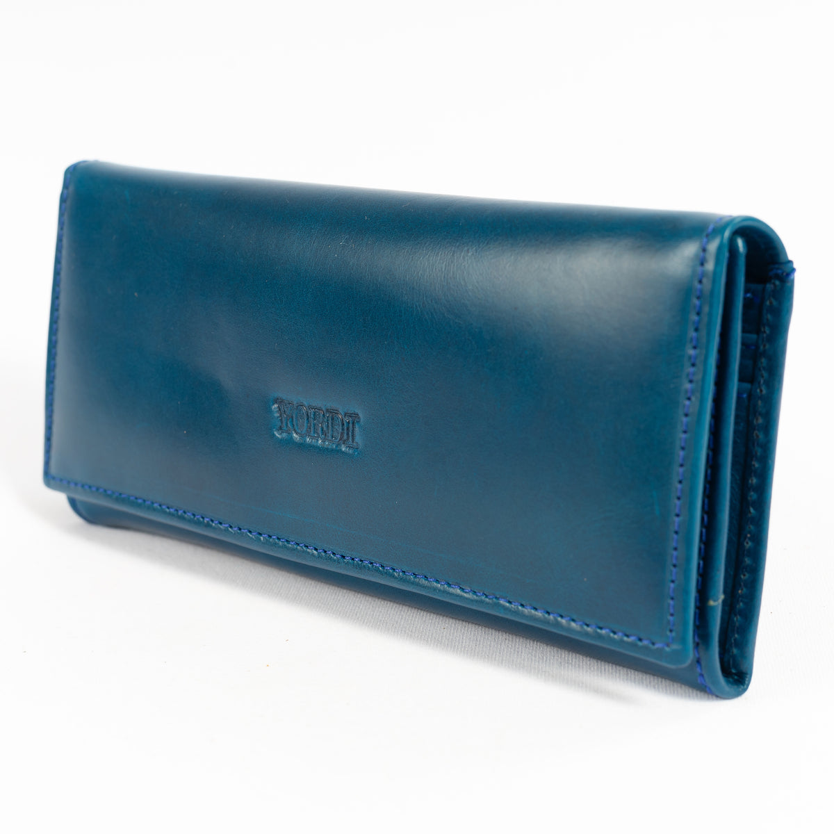 Billetera de Dama Milano | Azul Pátina