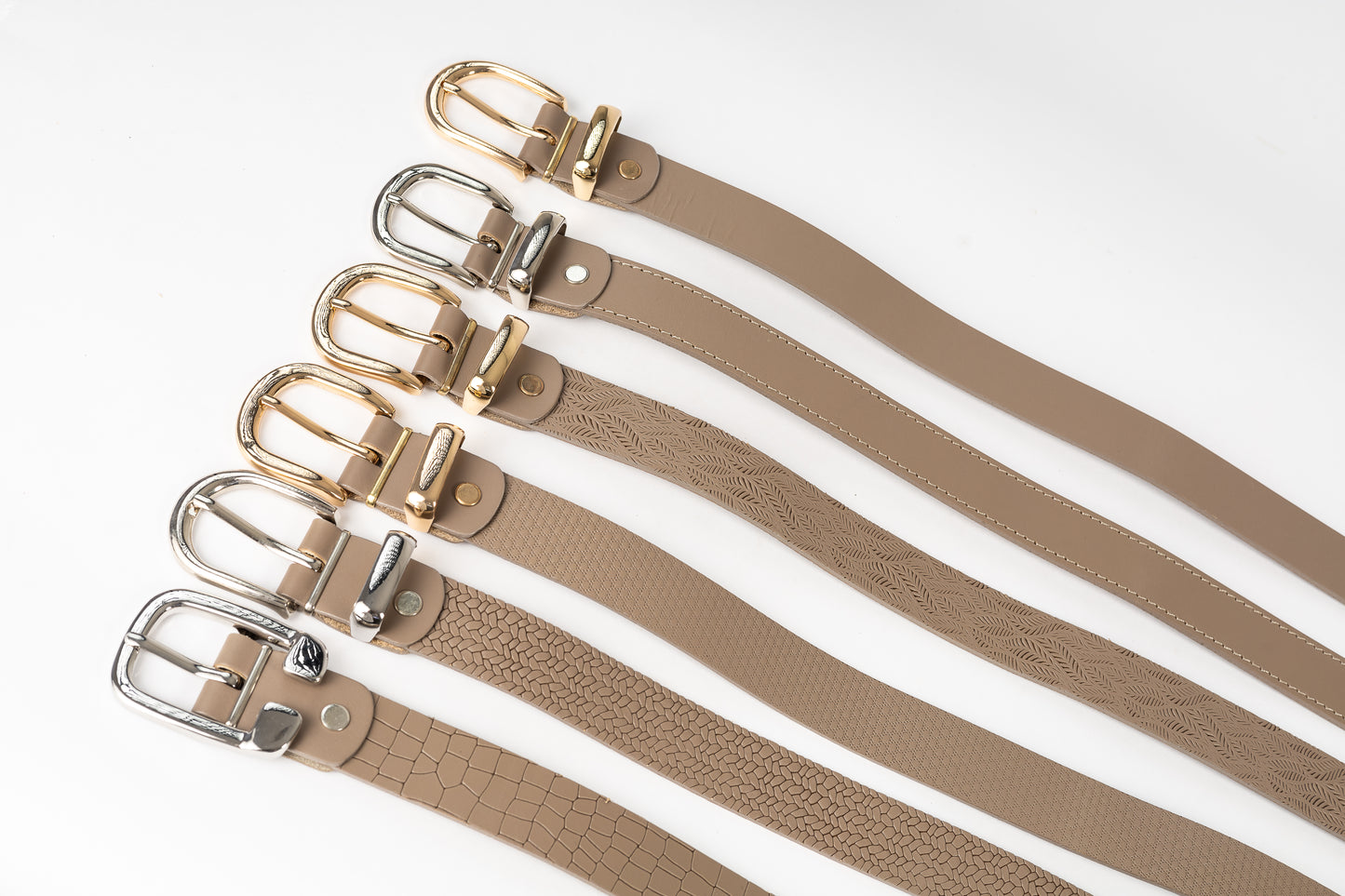 CINTURÓN DE DAMA UNIFAZ 28MM (BEIGE)