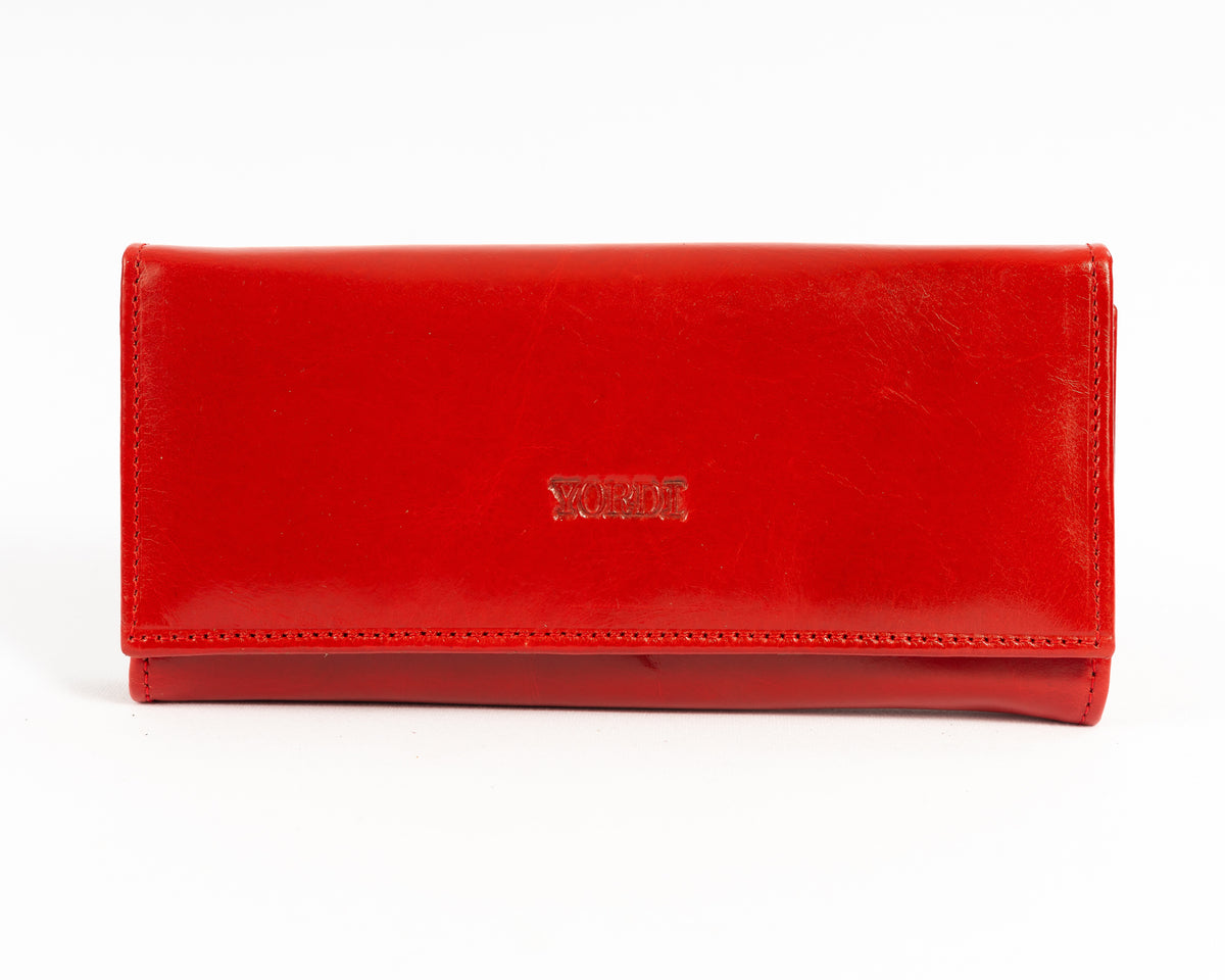 Billetera de Dama Milano | Rojo Pátina