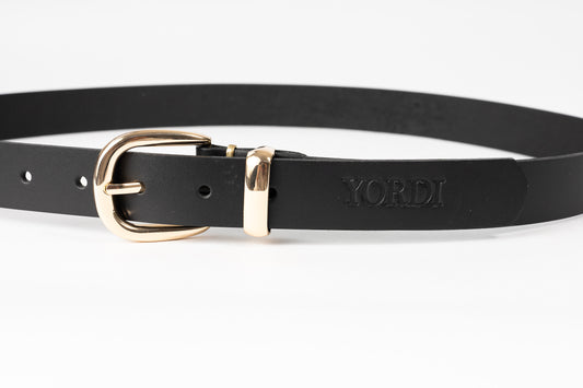 CINTURÓN DE DAMA UNIFAZ 28MM (NEGRO)