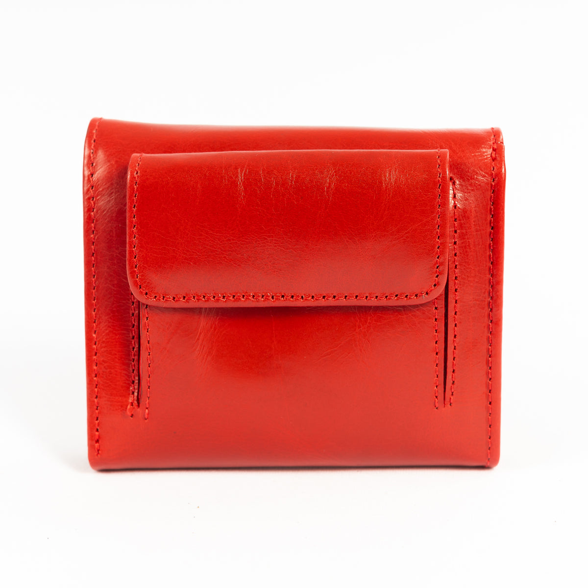 Billetera de Dama Génova | Rojo Pátina