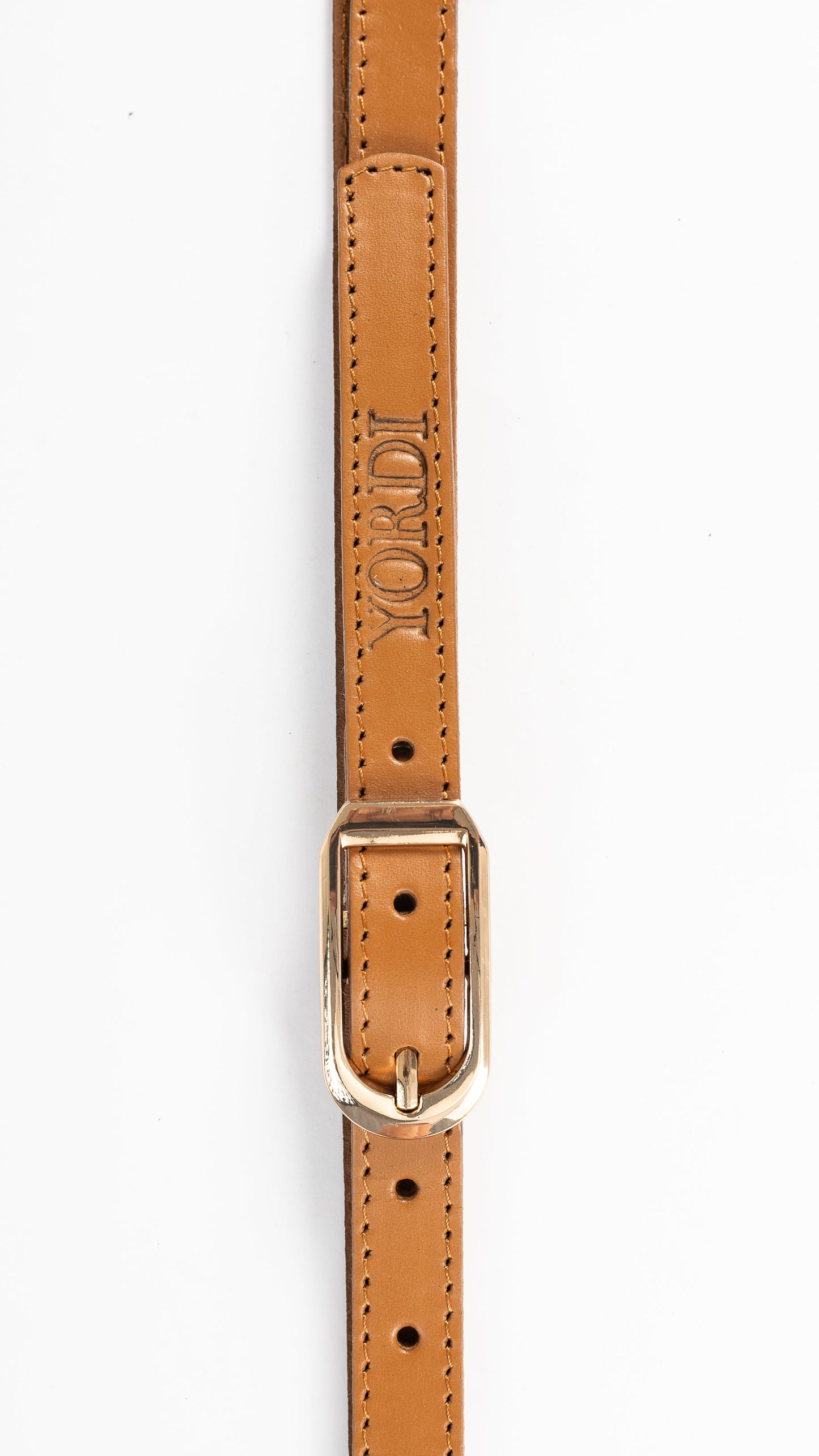 CINTURÓN DE DAMA UNIFAZ 20MM (CAMEL)