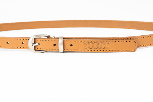 CINTURÓN DE DAMA UNIFAZ 20MM (CAMEL)