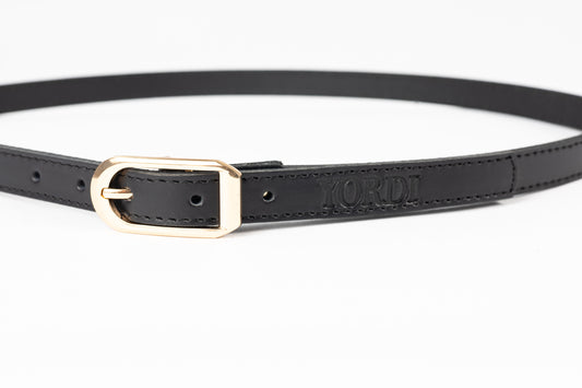 CINTURÓN DE DAMA UNIFAZ 20MM (NEGRO)