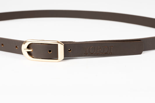 CINTURÓN DE DAMA UNIFAZ 20MM (MOCHA MOUSSE)