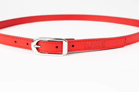 CINTURÓN DE DAMA UNIFAZ 20MM (ROJO)