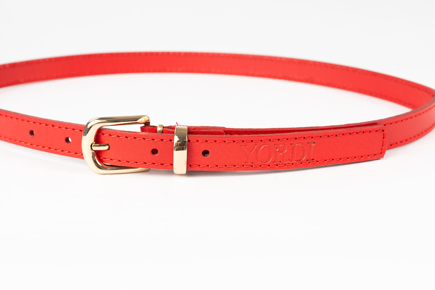 CINTURÓN DE DAMA UNIFAZ 20MM (ROJO)