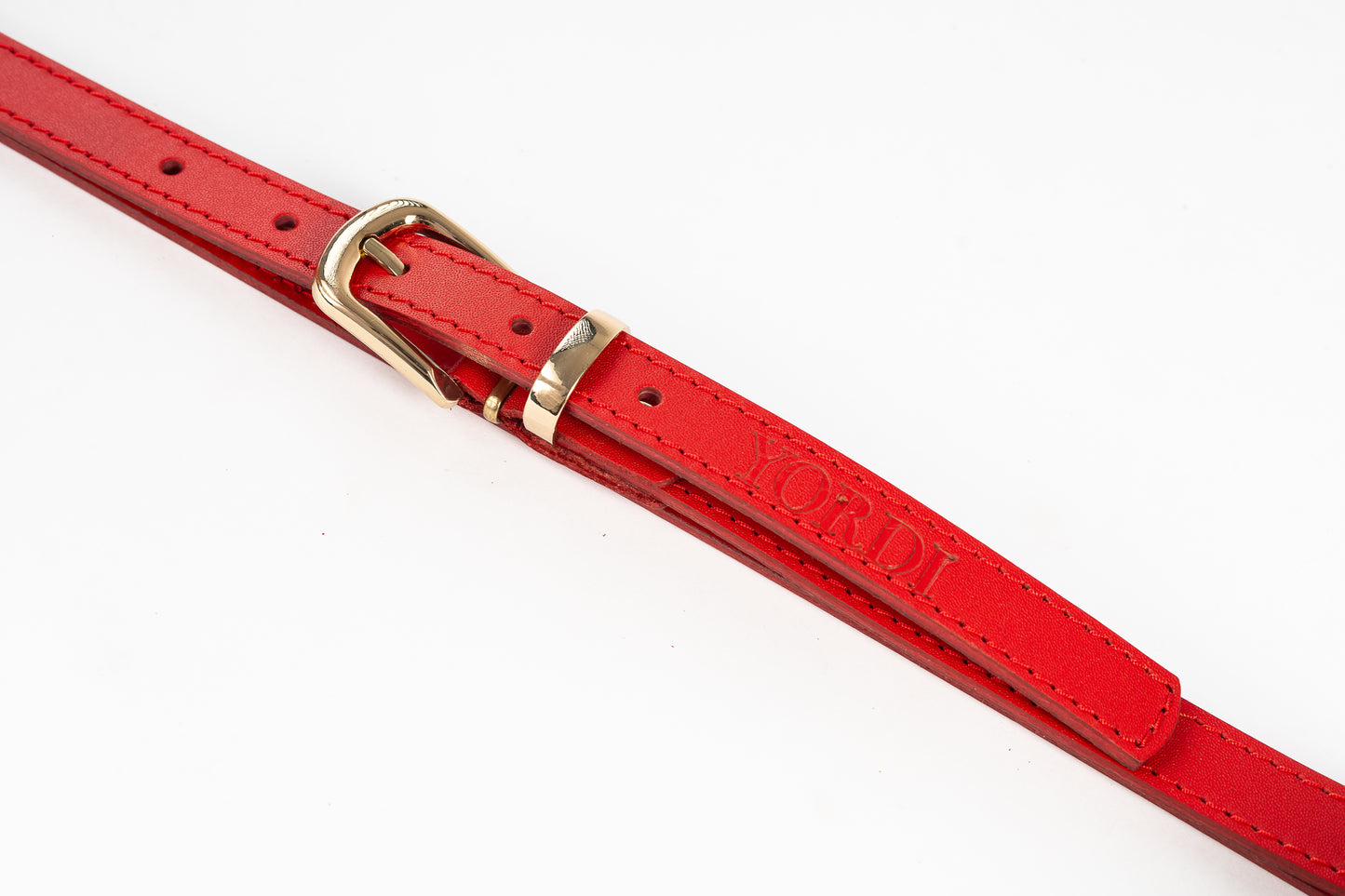 CINTURÓN DE DAMA UNIFAZ 20MM (ROJO)