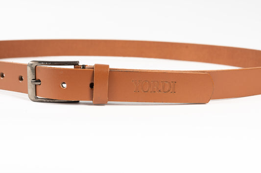 CINTURON UNIFAZ DE CABALLERO 27MM (CAMEL)