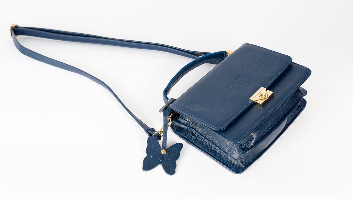 BANDOLERA CLUTCH SOFIA (AZUL)