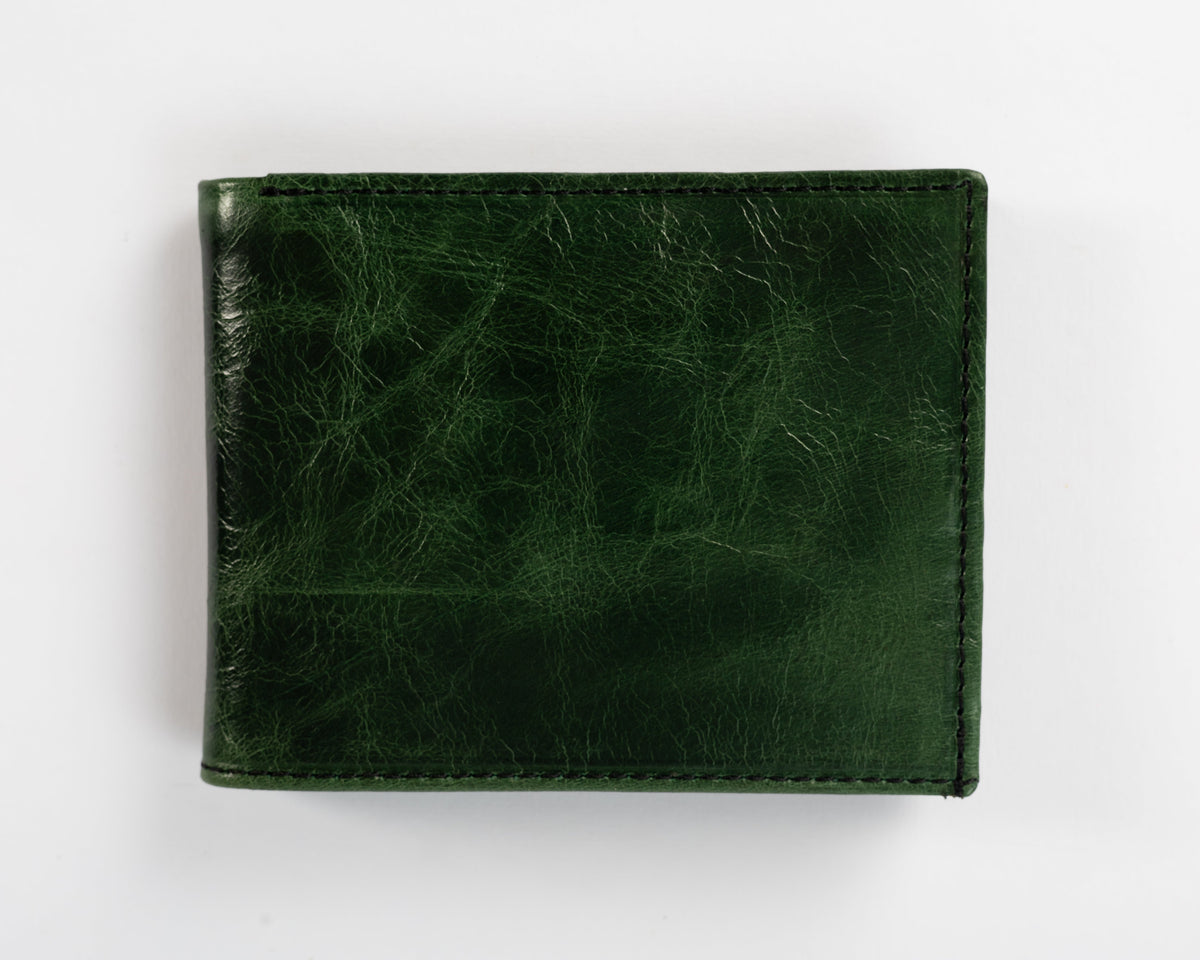 BILLETERA CLÁSICA (VERDE PINO/NEGRO)