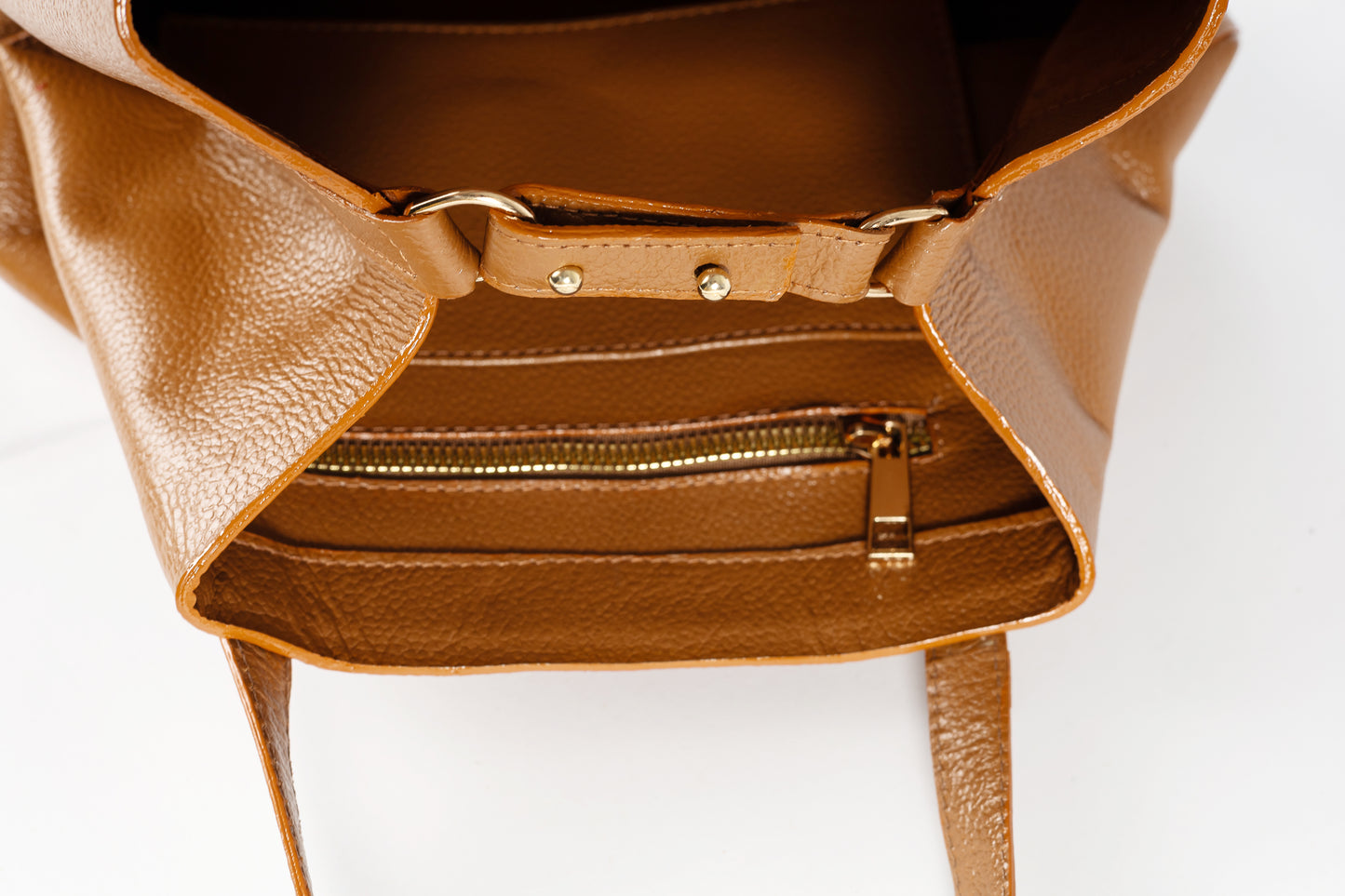 MINI TOTE BAG (CAMEL)
