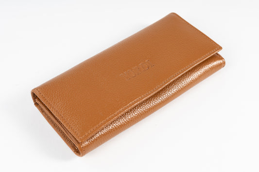 BILLETERA DE DAMA MILANO (CAMEL)