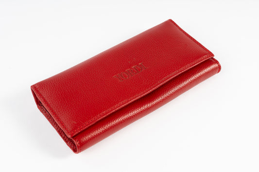 BILLETERA DE DAMA MILANO (ROJO)